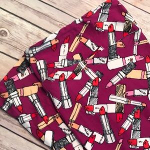 LuLaRoe TC Lipstick Leggings